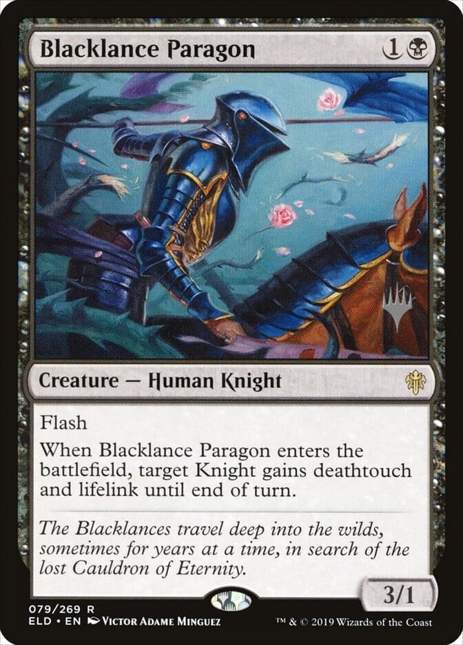 Blacklance Paragon (Promo Pack) [Throne of Eldraine Promos] MTG Single Magic: The Gathering  | Multizone: Comics And Games