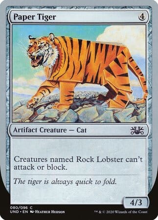 Paper Tiger [Unsanctioned] MTG Single Magic: The Gathering  | Multizone: Comics And Games