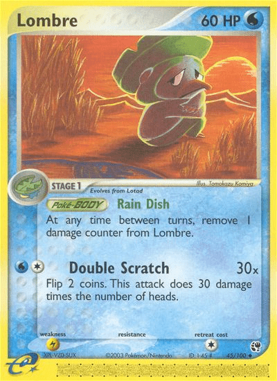 Lombre (45/100) [EX: Sandstorm] Pokemon Single Pokémon  | Multizone: Comics And Games