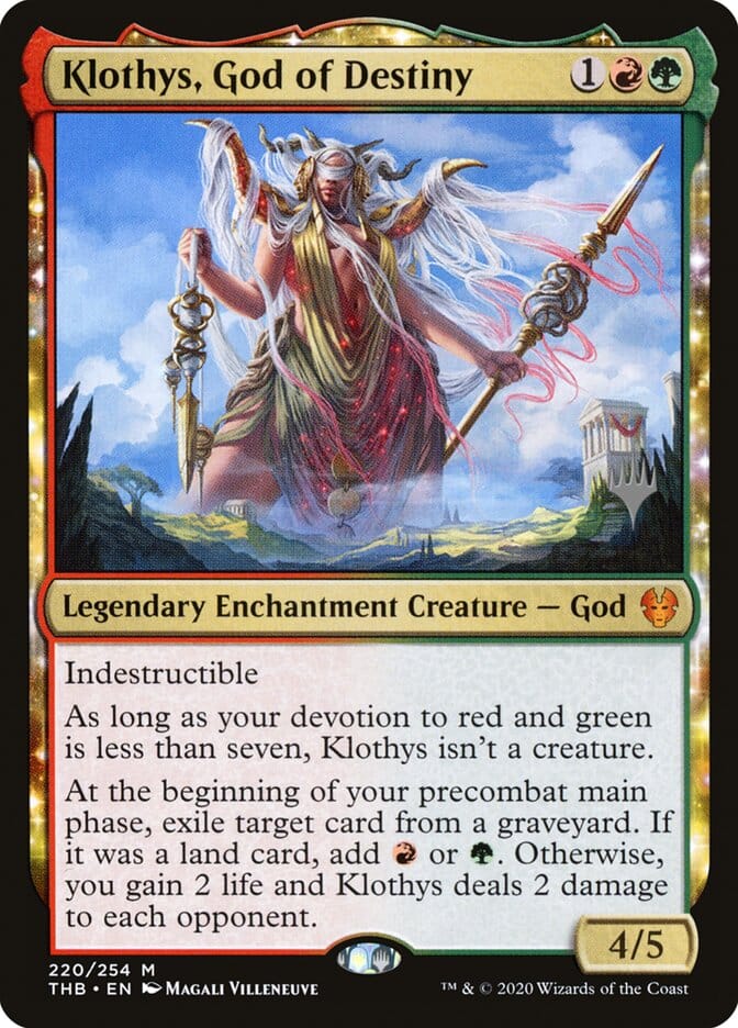 Klothys, God of Destiny (Promo Pack) [Theros Beyond Death Promos] MTG Single Magic: The Gathering  | Multizone: Comics And Games