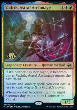 Vadrik, Astral Archmage [Innistrad: Midnight Hunt Prerelease Promos] MTG Single Magic: The Gathering  | Multizone: Comics And Games