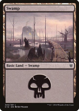 Swamp (345) [Commander 2016] MTG Single Magic: The Gathering  | Multizone: Comics And Games