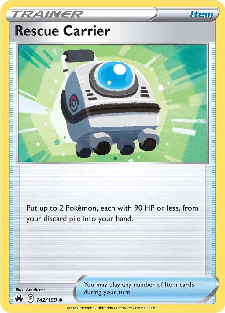 Rescue Carrier (142/159) [Sword & Shield: Crown Zenith] Pokemon Single Pokémon  | Multizone: Comics And Games
