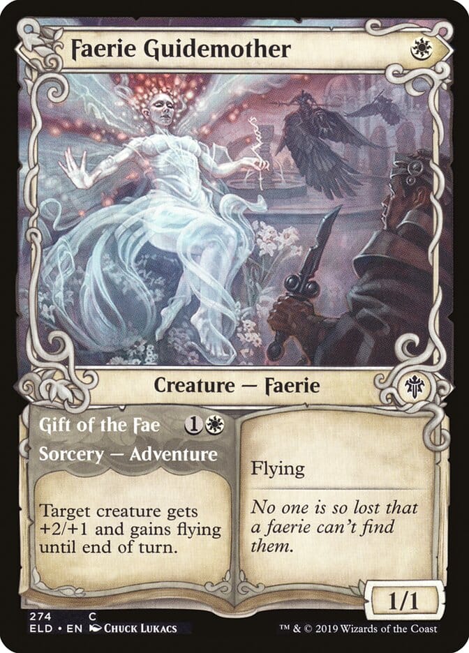 Faerie Guidemother // Gift of the Fae (Showcase) [Throne of Eldraine] MTG Single Magic: The Gathering  | Multizone: Comics And Games