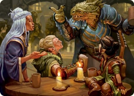 You Meet in a Tavern Art Card [Dungeons & Dragons: Adventures in the Forgotten Realms Art Series] MTG Single Magic: The Gathering  | Multizone: Comics And Games