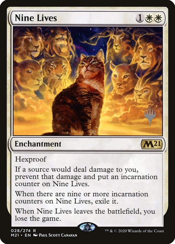 Nine Lives (Promo Pack) [Core Set 2021 Promos] MTG Single Magic: The Gathering  | Multizone: Comics And Games
