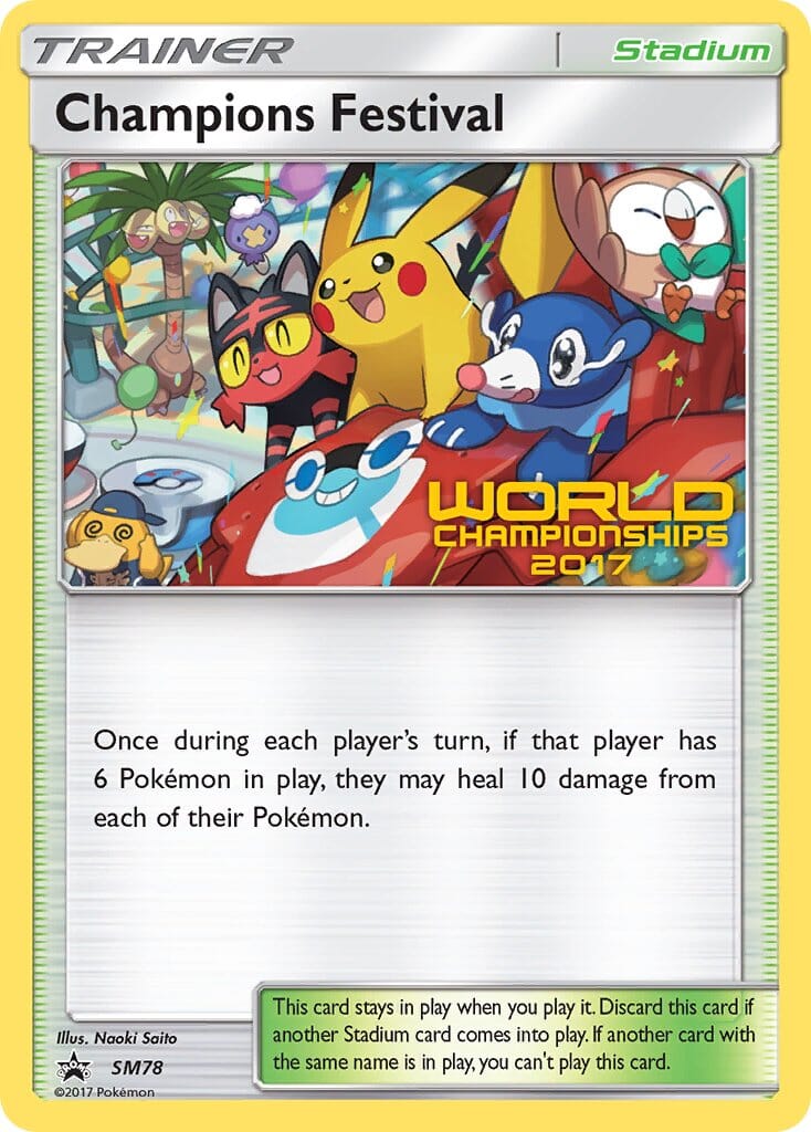 Champions Festival (SM78) (2017 Quarter Finalist) [Sun & Moon: Black Star Promos] Pokemon Single Pokémon  | Multizone: Comics And Games