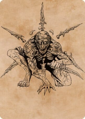 Bhaal, Lord of Murder Art Card [Commander Legends: Battle for Baldur's Gate Art Series] MTG Single Magic: The Gathering  | Multizone: Comics And Games