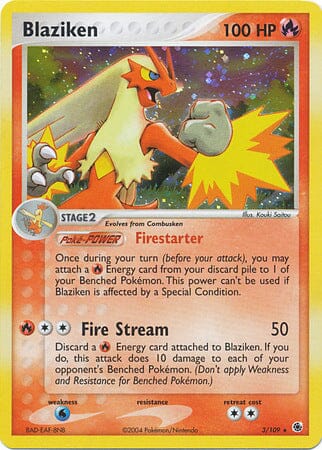 Blaziken (3/109) (Cosmos Holo) [EX: Battle Stadium] Pokemon Single Pokémon  | Multizone: Comics And Games