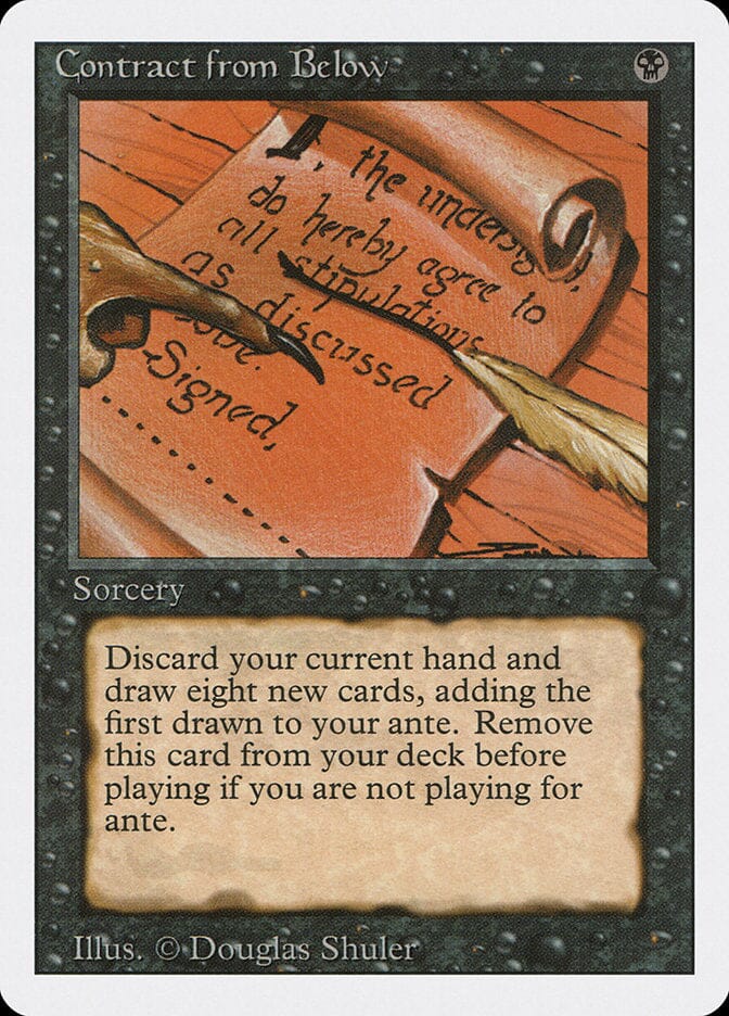 Contract from Below [Revised Edition] MTG Single Magic: The Gathering  | Multizone: Comics And Games