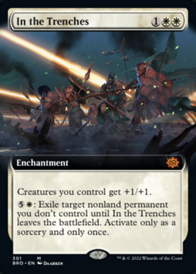 In the Trenches (Extended Art) [The Brothers' War] MTG Single Magic: The Gathering  | Multizone: Comics And Games