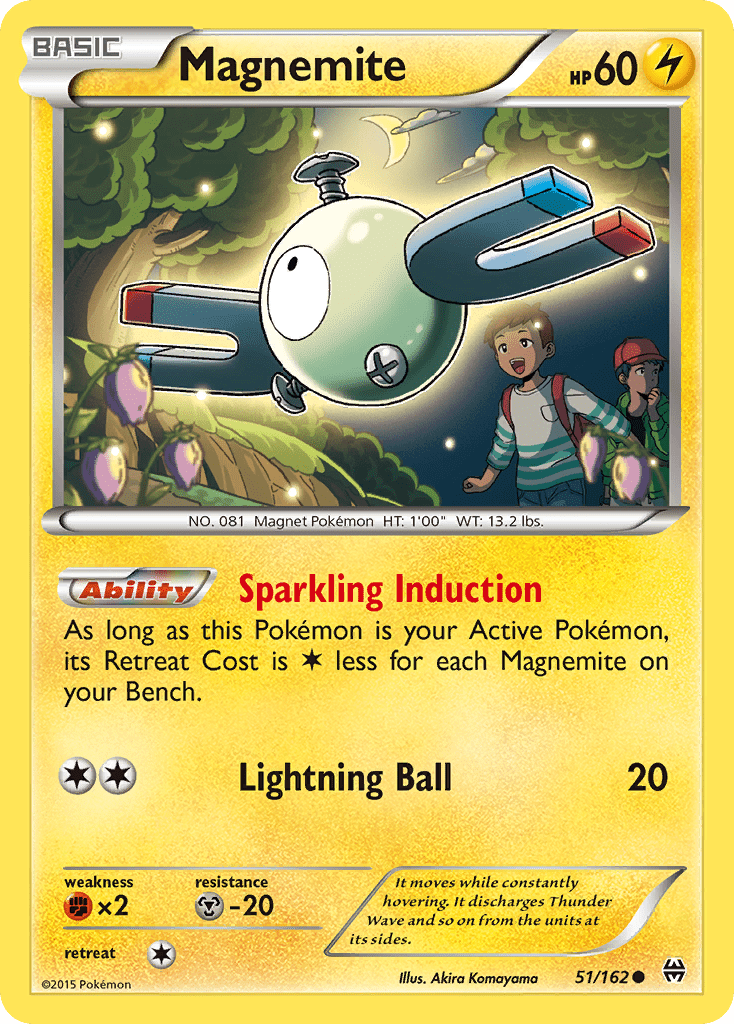 Magnemite (51/162) [XY: BREAKthrough] Pokemon Single Pokémon  | Multizone: Comics And Games