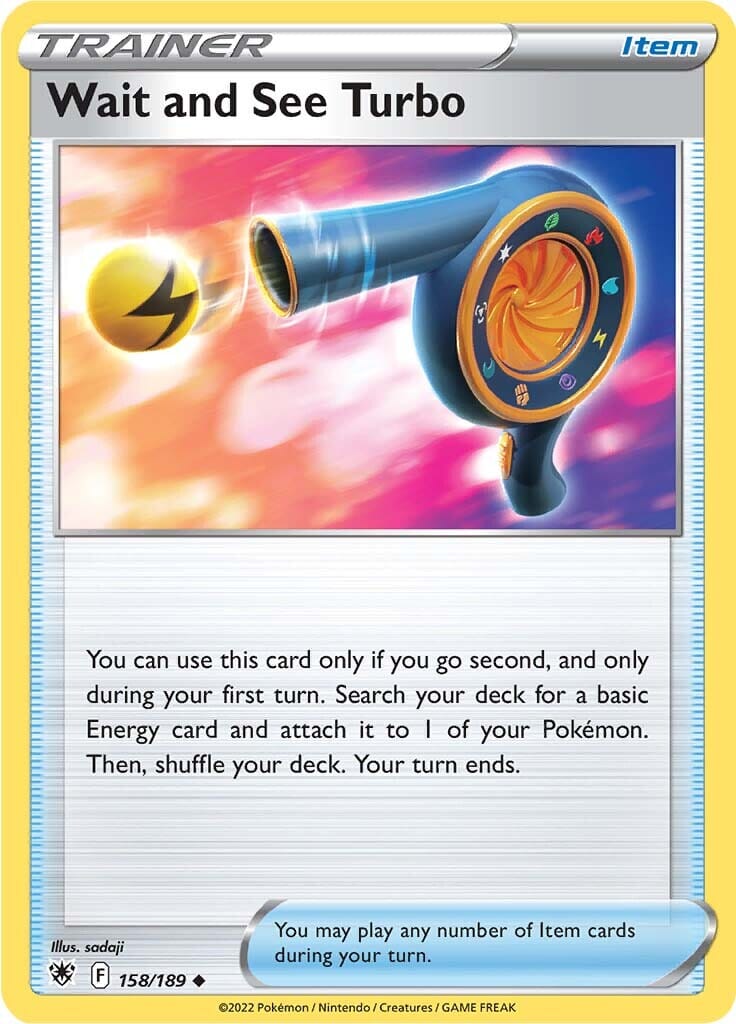 Wait and See Turbo (158/189) [Sword & Shield: Astral Radiance] Pokemon Single Pokémon  | Multizone: Comics And Games