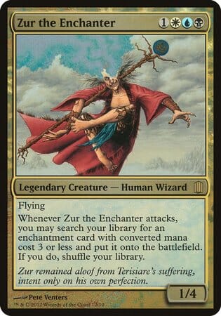 Zur the Enchanter (Commander's Arsenal) [Commander's Arsenal Oversized] MTG Single Magic: The Gathering  | Multizone: Comics And Games