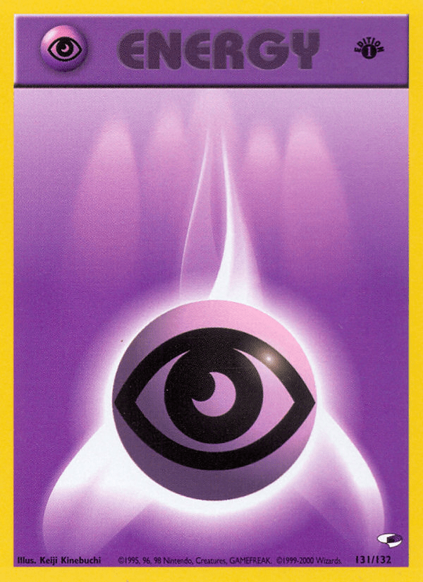 Psychic Energy (131/132) [Gym Heroes 1st Edition] Pokemon Single Pokémon  | Multizone: Comics And Games