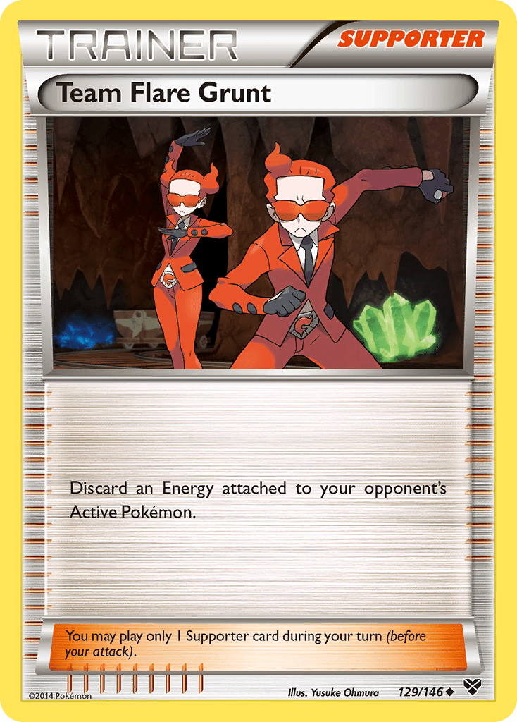 Team Flare Grunt (129/146) [XY: Base Set] Pokemon Single Pokémon  | Multizone: Comics And Games
