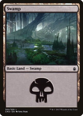 Swamp (302) [Commander Anthology] MTG Single Magic: The Gathering  | Multizone: Comics And Games