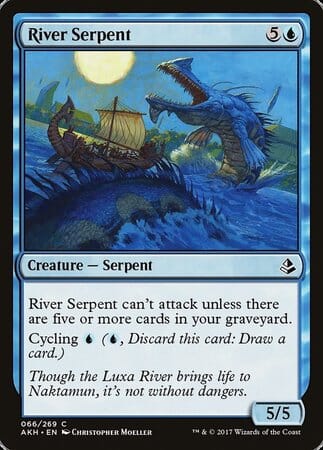 River Serpent [Amonkhet] MTG Single Magic: The Gathering  | Multizone: Comics And Games