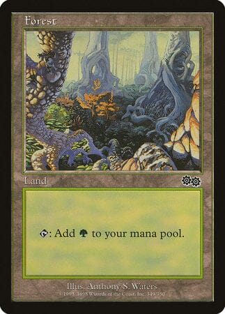 Forest (349) [Urza's Saga] MTG Single Magic: The Gathering  | Multizone: Comics And Games