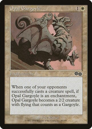 Opal Gargoyle [Urza's Saga] MTG Single Magic: The Gathering  | Multizone: Comics And Games