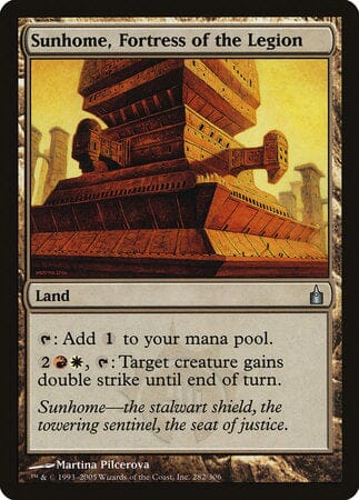 Sunhome, Fortress of the Legion [Ravnica: City of Guilds] MTG Single Magic: The Gathering  | Multizone: Comics And Games