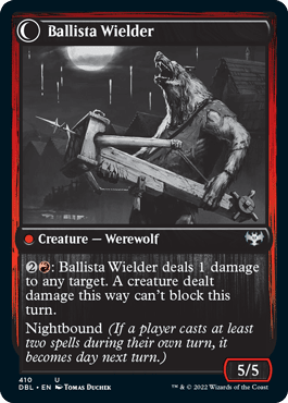 Ballista Watcher // Ballista Wielder [Innistrad: Double Feature] MTG Single Magic: The Gathering  | Multizone: Comics And Games