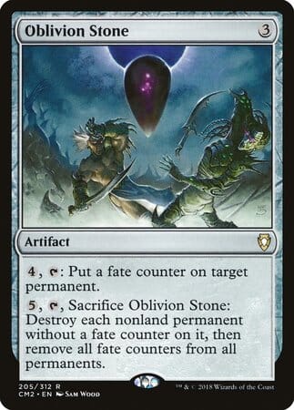 Oblivion Stone [Commander Anthology Volume II] MTG Single Magic: The Gathering  | Multizone: Comics And Games