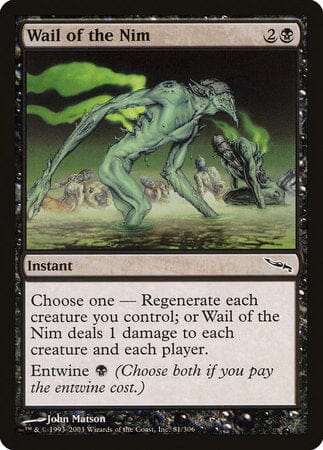 Wail of the Nim [Mirrodin] MTG Single Magic: The Gathering  | Multizone: Comics And Games