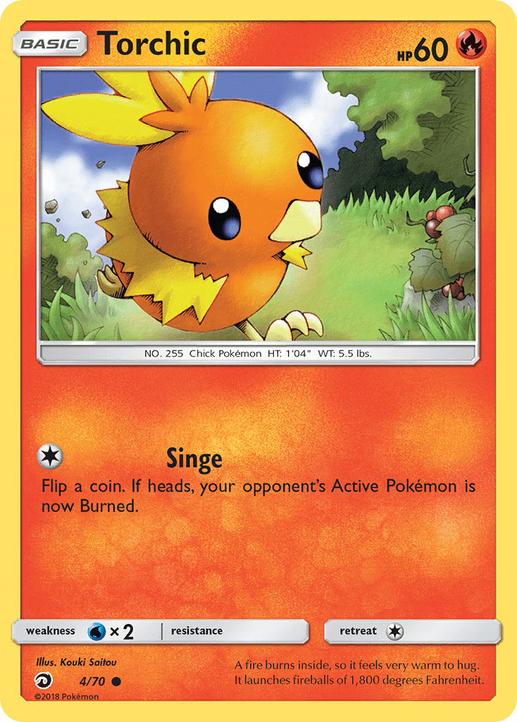Torchic (4/70) [Sun & Moon: Dragon Majesty] Pokemon Single Pokémon  | Multizone: Comics And Games