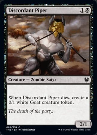 Discordant Piper [Theros Beyond Death] MTG Single Magic: The Gathering  | Multizone: Comics And Games