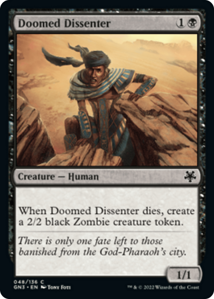 Doomed Dissenter [Game Night: Free-for-All] MTG Single Magic: The Gathering  | Multizone: Comics And Games
