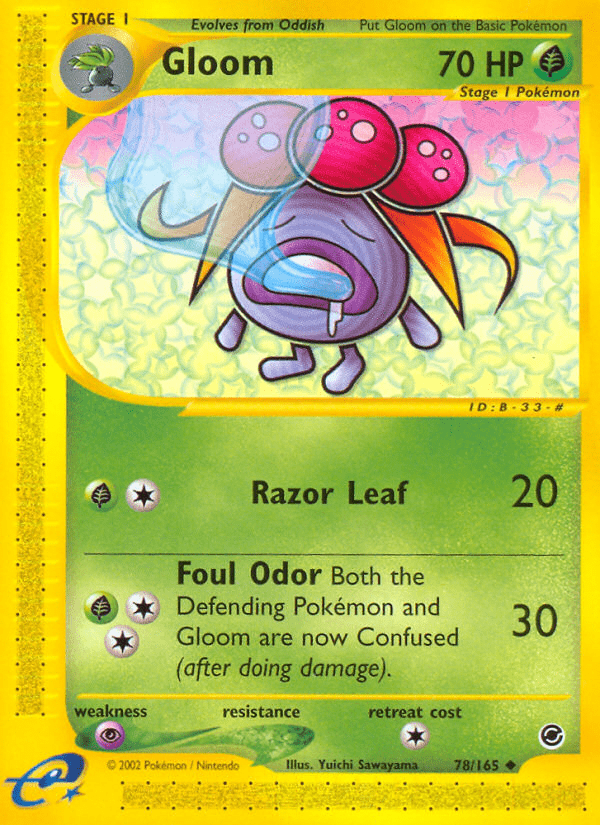 Gloom (78/165) [Expedition: Base Set] Pokemon Single Pokémon  | Multizone: Comics And Games