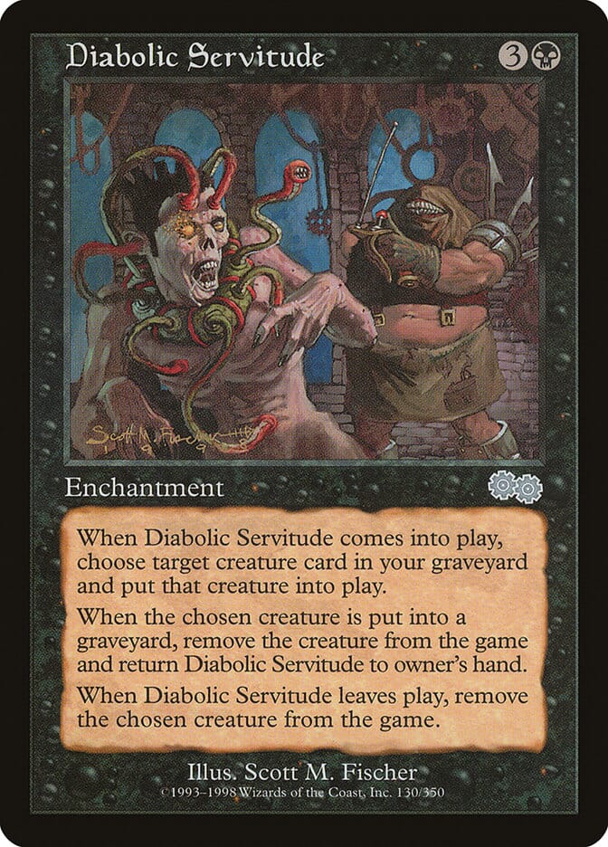 Diabolic Servitude [Urza's Saga] MTG Single Magic: The Gathering  | Multizone: Comics And Games