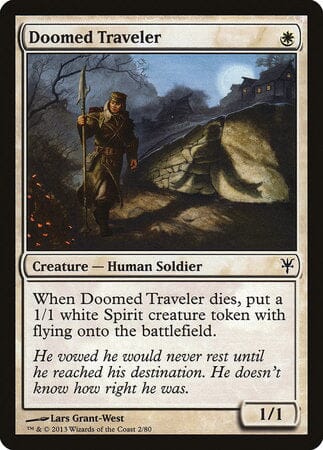 Doomed Traveler [Duel Decks: Sorin vs. Tibalt] MTG Single Magic: The Gathering  | Multizone: Comics And Games