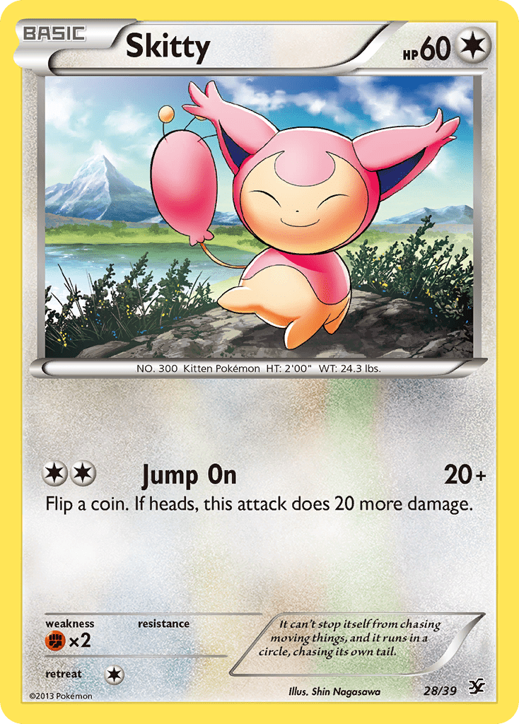 Skitty (28/39) [XY: Kalos Starter Set] Pokemon Single Pokémon  | Multizone: Comics And Games