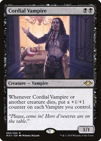 Cordial Vampire [Modern Horizons] MTG Single Magic: The Gathering  | Multizone: Comics And Games