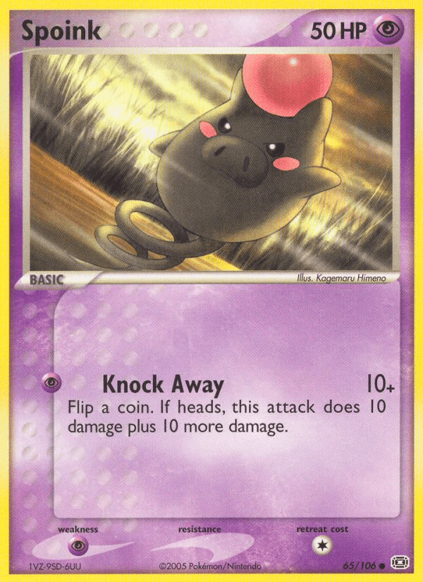Spoink (65/106) [EX: Emerald] Pokemon Single Pokémon  | Multizone: Comics And Games
