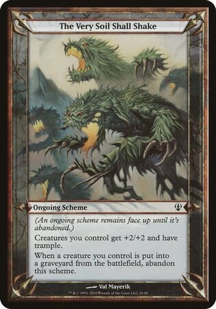 The Very Soil Shall Shake (Archenemy) [Archenemy Schemes] MTG Single Magic: The Gathering  | Multizone: Comics And Games