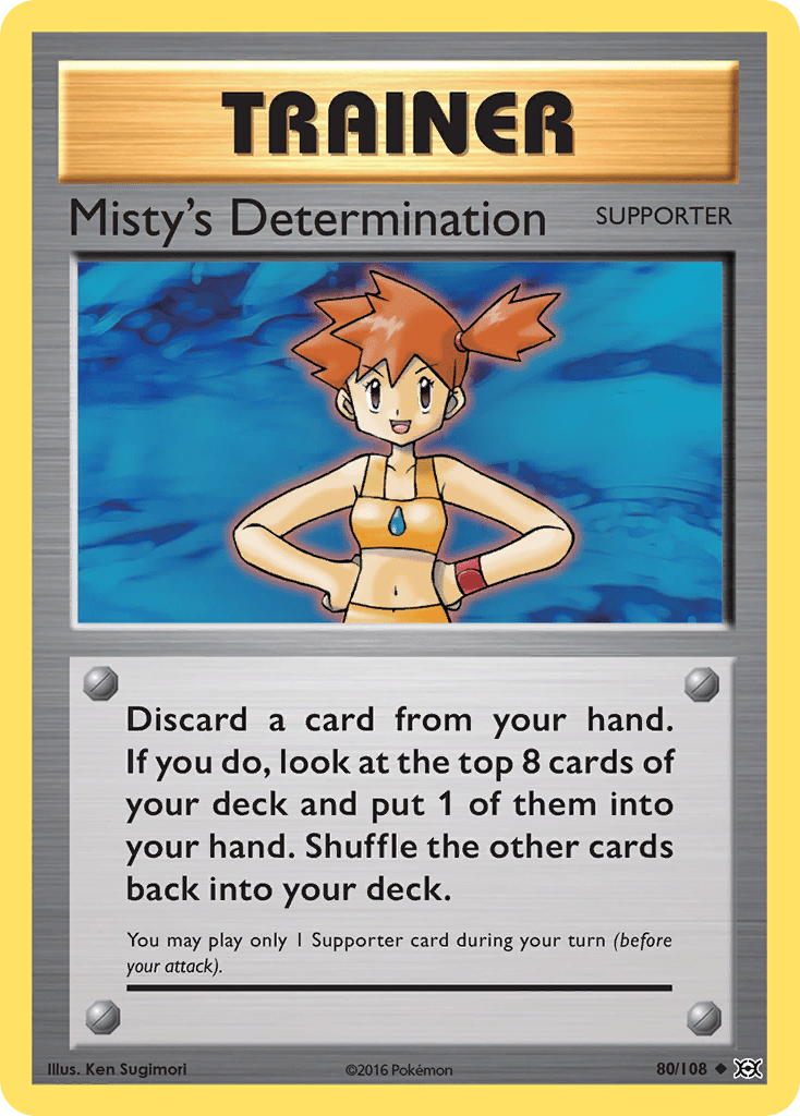 Misty's Determination (80/108) [XY: Evolutions] Pokemon Single Pokémon  | Multizone: Comics And Games
