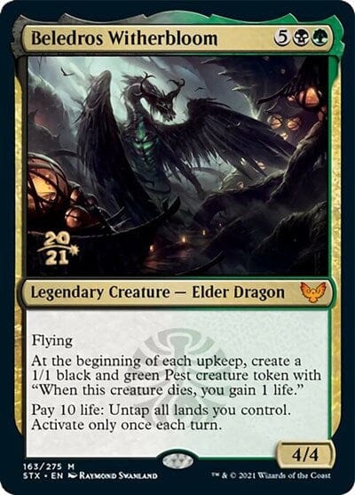 Beledros Witherbloom [Strixhaven: School of Mages Prerelease Promos] MTG Single Magic: The Gathering  | Multizone: Comics And Games