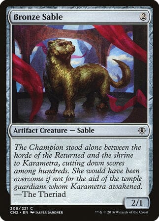 Bronze Sable [Conspiracy: Take the Crown] MTG Single Magic: The Gathering  | Multizone: Comics And Games