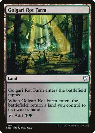 Golgari Rot Farm [Commander 2018] MTG Single Magic: The Gathering  | Multizone: Comics And Games