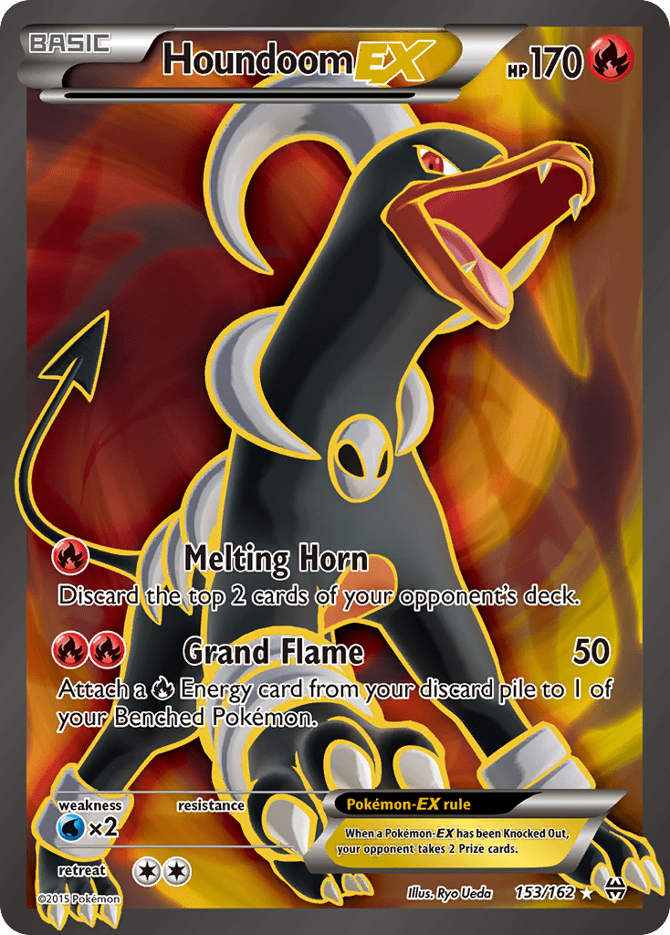 Houndoom EX (153/162) [XY: BREAKthrough] Pokemon Single Pokémon  | Multizone: Comics And Games