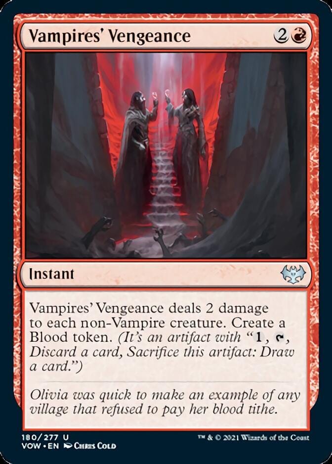 Vampires' Vengeance [Innistrad: Crimson Vow] MTG Single Magic: The Gathering  | Multizone: Comics And Games