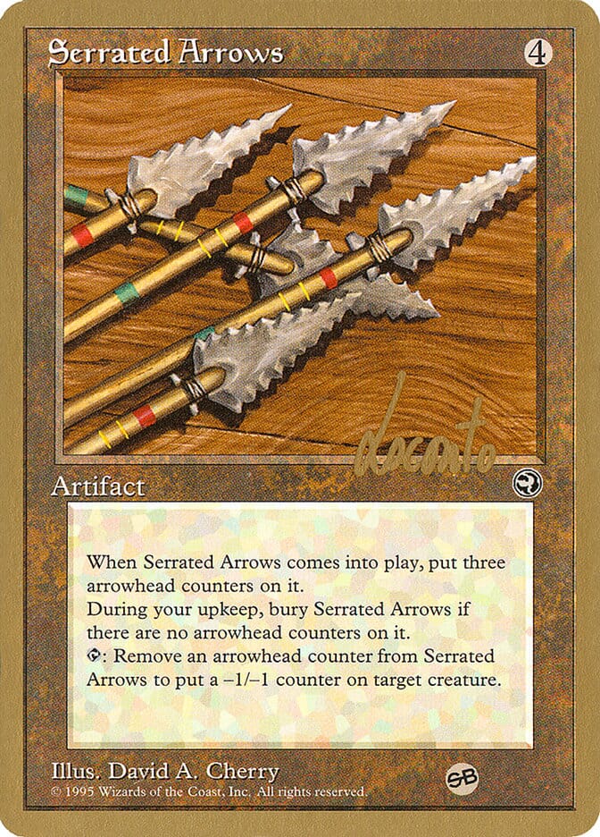Serrated Arrows (Michael Loconto) (SB) [Pro Tour Collector Set] MTG Single Magic: The Gathering  | Multizone: Comics And Games