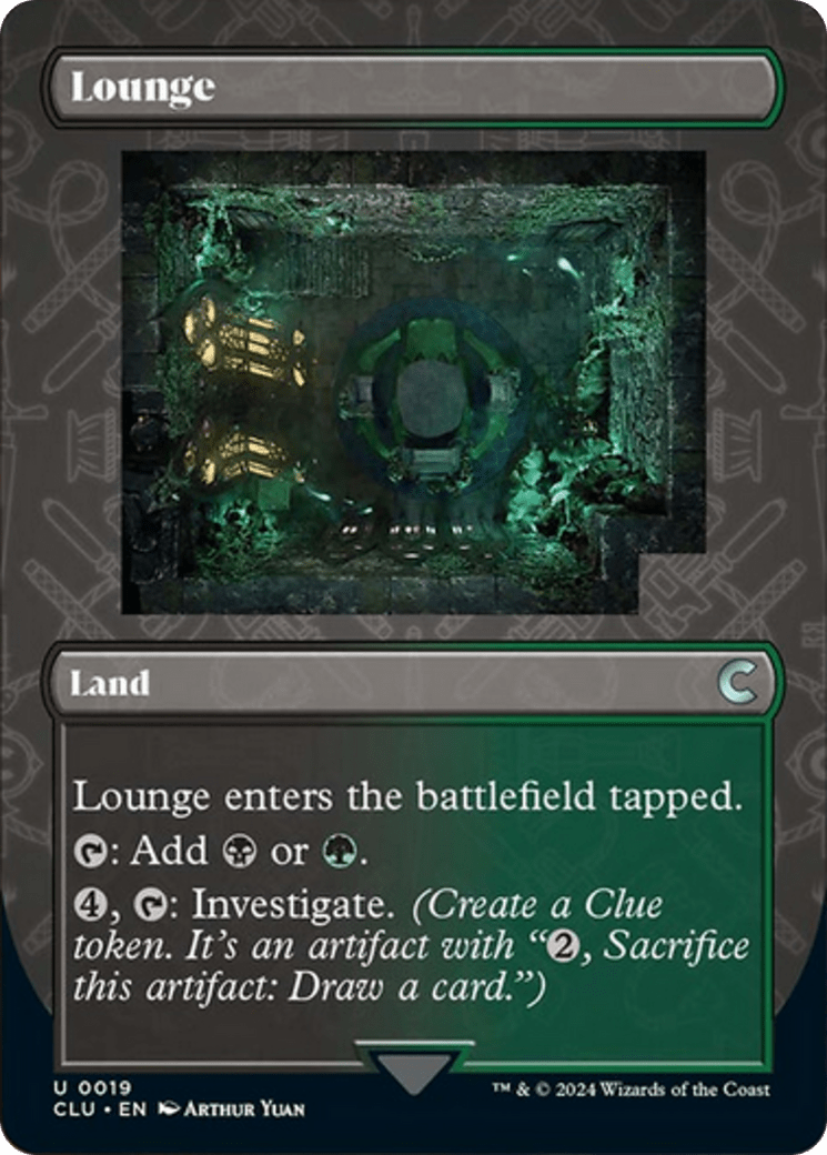 Lounge (Borderless) [Ravnica: Clue Edition] MTG Single Magic: The Gathering  | Multizone: Comics And Games