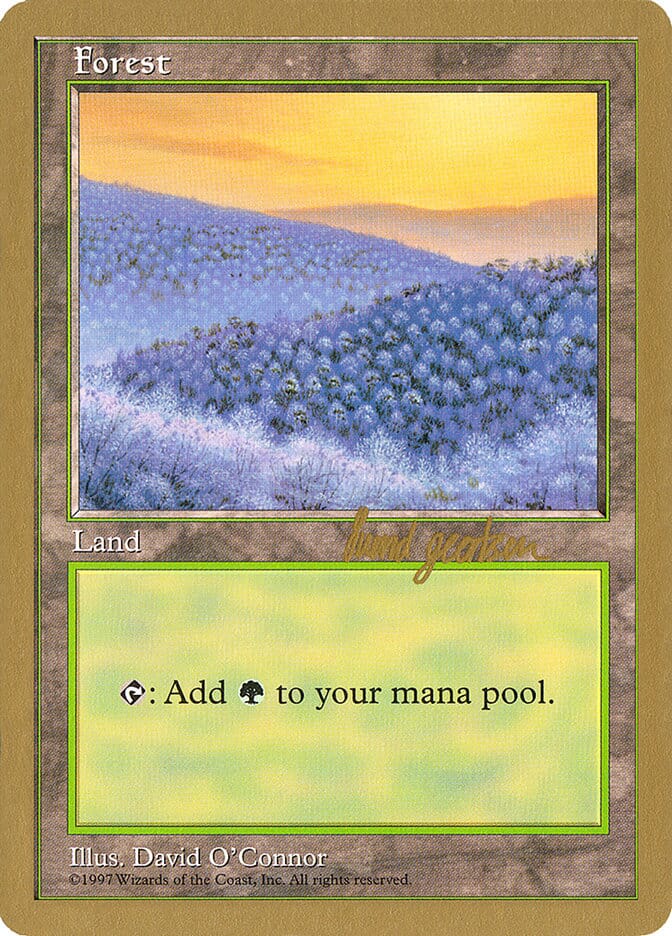 Forest (sg449) (Svend Geertsen) [World Championship Decks 1997] MTG Single Magic: The Gathering  | Multizone: Comics And Games