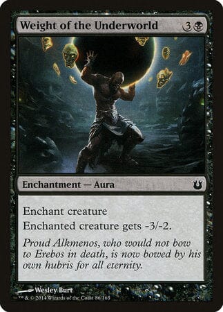 Weight of the Underworld [Born of the Gods] MTG Single Magic: The Gathering  | Multizone: Comics And Games