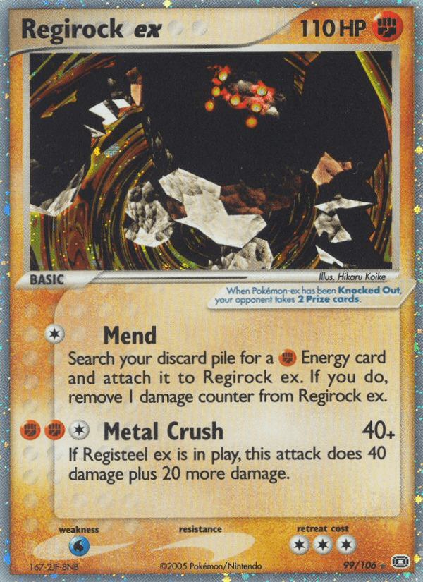Regirock ex (99/106) [EX: Emerald] Pokemon Single Pokémon  | Multizone: Comics And Games