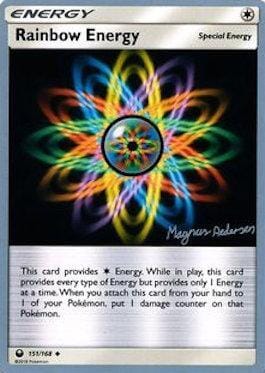 Rainbow Energy (151/168) (Garbanette - Magnus Pedersen) [World Championships 2018] Pokemon Single Pokémon  | Multizone: Comics And Games